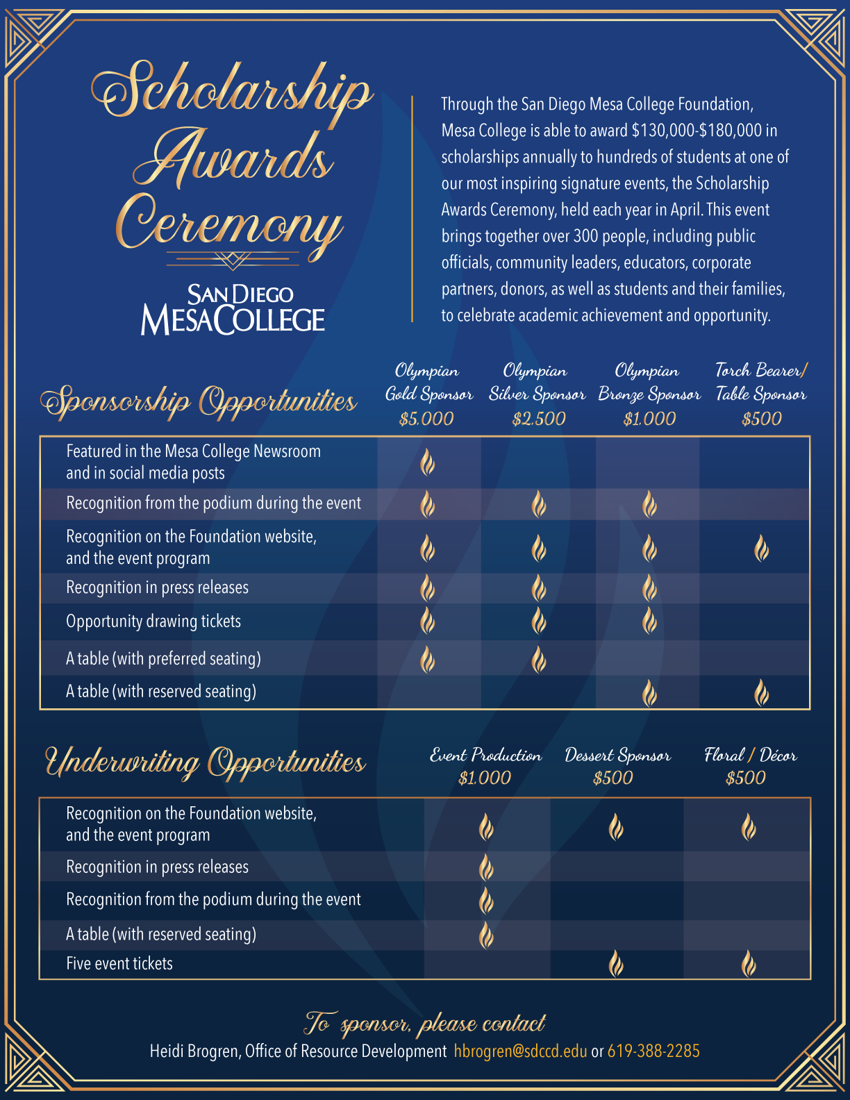 Scholarship Investment Opportunities Infographic